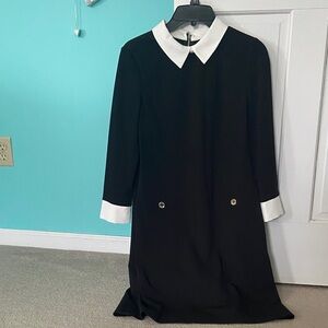 Tommy Hilfiger Black Dress with White Accents